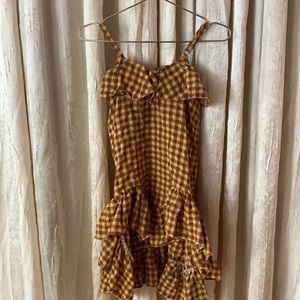 Boutique • Hi-Low Gingham Dress